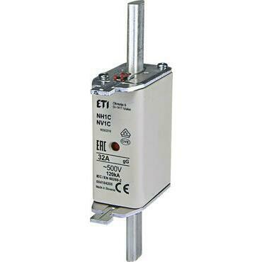 ETI 004184208 pojistka, NH1C gG 32A/500V