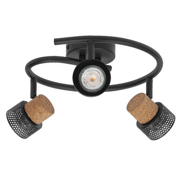LED svítidlo dekorativní OSRAM DECOR SPOT CORK SP 3X3.4W927GU10BK
