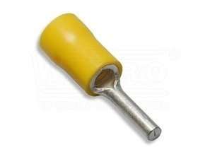 wpr8839 KOI-6-10 lisovací kolík s izolací PVC, 4,0 - 6,0 mm2, d. kolíku: 10,5 mm, žlutá