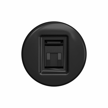 Zásuvka datová GREENLUX KLIKLAP C/DATA, černá