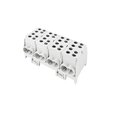 Svorkovnice rozbočovací ELEMAN 1000340 HLAK 35-4/8 GR-S, 125A, 4pól., AL/CU, IP20, šedá