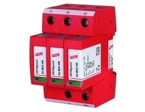 DEHN 952308 Svodič přepětí guard M FM 3-pólový pro TN-C systémy, s modulem dálkové signalizace DEHN DEHN