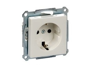 SCHN MTN2300-0319 Merten - Zásuvka 250V/16A SCHUKO, bezšroubová, System M, Polar