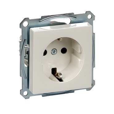 SCHN MTN2300-0319 Merten - Zásuvka 250V/16A SCHUKO, bezšroubová, System M, Polar