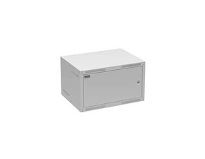 Rozvaděč nástěnný SOLARIX GrandN-6U-645-21-G, 19", 6U, RAL 7035, 600x450 mm, plechové dveře