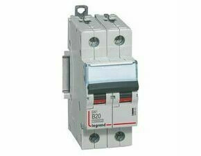 Jistič dvoupolový LEGRAND 408943 DX3 2P B20 10000A/16KA