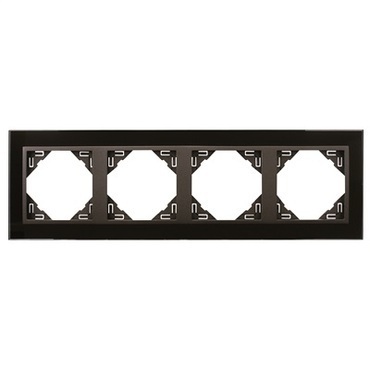 ELKO 90940 TES 90940 TES - sklo černá/šedá