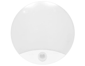 LED svítidlo stropní ECOPLANET s PIR senz., 15W, 1300lm, 4100K, IP44