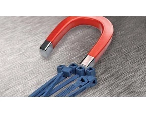 wpr7709 WT-MD-200ST detekovatelné plastové vázací pásky MAGNETIC s příměsí kovu, 200 x 4,5 mm, polya