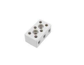 EL 1002560 Svorkovnice keramická AK 3/6 BI (2-403-3), 3pól., 3x6mm2, 24A, T350, porcelánová (bílá) (