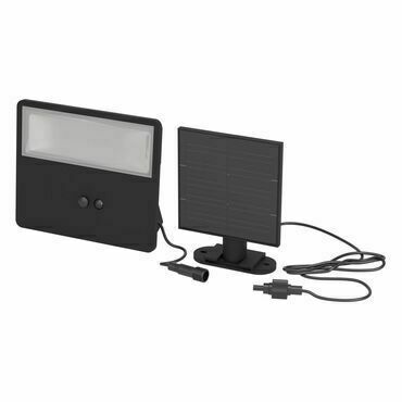 Nástěnné solární svítidlo PANETTIERI černá 145 mm 6,5W EGLO
