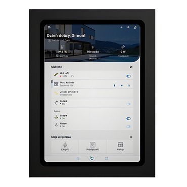 Držák na tablet SIMON GO GFC1G10/149, nástěnný uzavřený, Apple iPad 10,9” 10. gen., černá mat