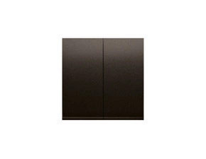 Kryt 2 násobný SIMON DKW5/46, pro přístroje spínačů a tlačítek, hnědá metalizovaná