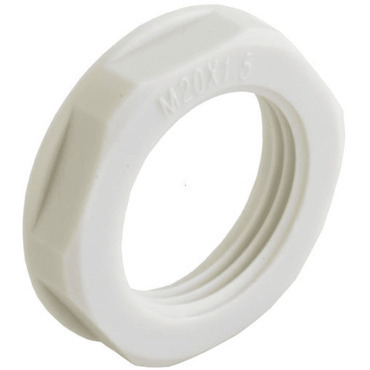 AG-8255.16 Matice pro kabelové vývodky, plastová, světle šedá, závit Pg16