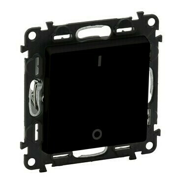 Spínač dvojpólový č.2 LEG 756322 Valena Life 16AX černá