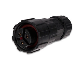 MC LED Konektor - zásuvka, IP67, pájecí, M16, 3piny