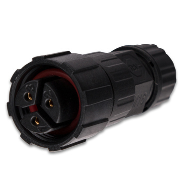 MC LED Konektor - zásuvka, IP67, pájecí, M16, 3piny