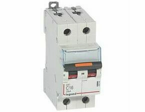 Jistič dvoupolový LEGRAND 409820 DX3 2P D16 25KA