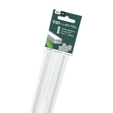 Set hliníkového profilu pro LED pásek LED-POL Profil Uni Out 2M C Set