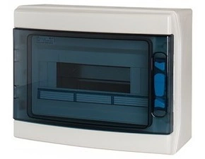 Rozvodnice nástěnná EATON 174190 IKA-1/12-ST-UV, IP65 pro venkovní použití, průhledné dveře, 1 řada