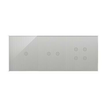 Kryt dotyk. ovl. SIMON DSTR3124/71, 3 ovl. Simon 54 Touch, 1 dotyk.+2 dotyk.+4 dotyk., bouřková