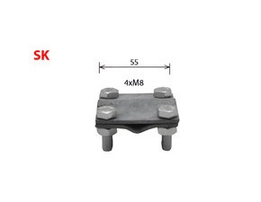 Svorka křížová KOVO 23795 SK, nerez
