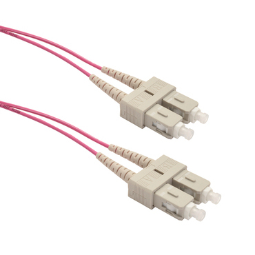 Kabel patch SOLARIX SXPC-SC/SC-UPC-OM4-3M-D, SC/UPC-SC/UPC, Multimode, 50/125, OM4, Duplex, 3m