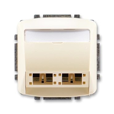 Kryt zásuvky ABB Tango 5014A-A00420 C, slonová kost, komunikační (pro prvky R&M freenet)