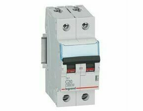 Jistič dvoupolový LEGRAND 404206 TX3 2P C20 10000A