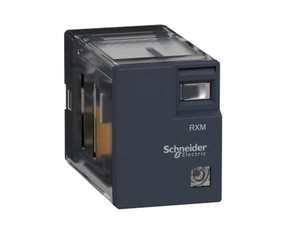 SCHN RXM2LB1BD Miniaturní relé - Zelio RXM2L - 2 C/O - 24 V DC - 5 A - bez LED RP 0,04kč/ks
