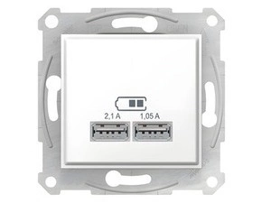 SCHN SDN2710221 Sedna - 2xUSB nabíjecí konektor 2.1A, Polar