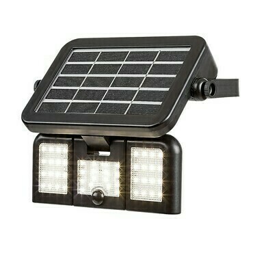 Solární svítidlo Lihull černá LED 9,6W RABALUX 77020