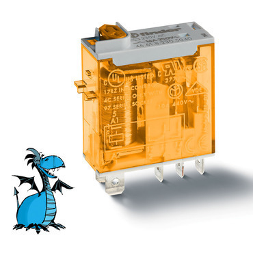 FINDER 46.61.8.230.5040 Relé prům.min., DIN, 1P/16A, 230V AC, Au, MA_MI RP 0,02kč/ks