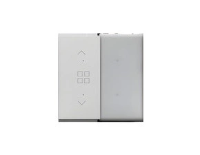 Kryt SIMON 55 TKE23/143, pro elektronické spínače a ovladače, 1/2násobný, hliníková matná