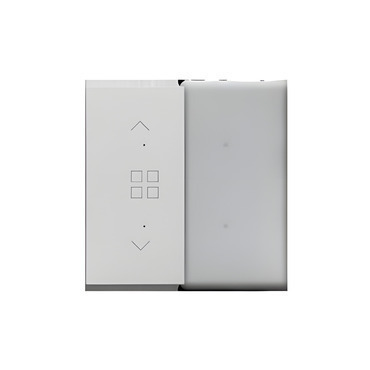 Kryt SIMON 55 TKE23/143, pro elektronické spínače a ovladače, 1/2násobný, hliníková matná