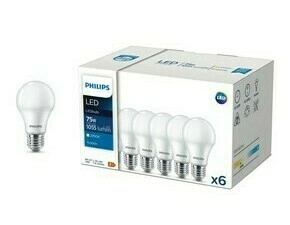 LED žárovka PHILIPS CorePro LEDbulb ND 10-75W A60 E27 827 6CT