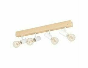 EGLO BALKEN/4 E27 HOLZ/WEISS 'TOWNSHEND 3'