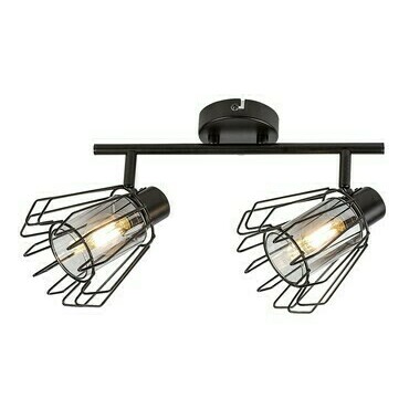Bodové svítidlo Emerencia černá E14 2×40W RABALUX 73068