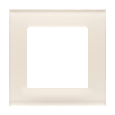 SIMON TRN1/171 Rámeček 1 násobný, skleněný bílá