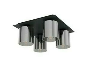 Svítidlo stropní EGLO DL 4 E27 SCHWARZ SW-TRANSP.GOROSIBA 1