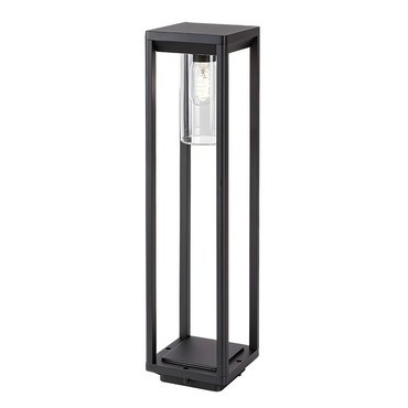 Venkovní sloupkové svítidlo Zernest černá E27 1×15W RABALUX 77087