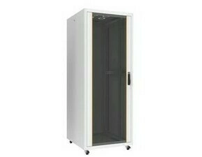 Rozvaděč stojanový AGER 22U6060SKD, 19", 22U, 600x600 mm, skleněné jednokřídlé dveře