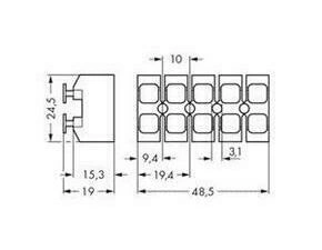 WAGO 272-301 Svorka pro připojení síťového napětí
