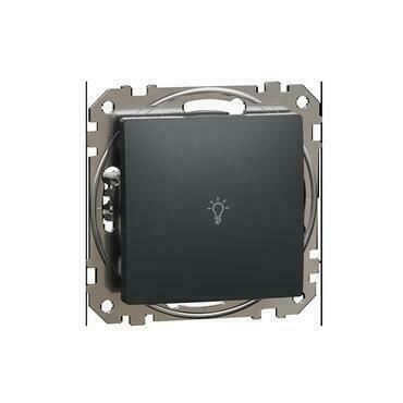 SCHN SDD114132 Sedna D/E - Tlačítko 1/0 "světlo", Antracit