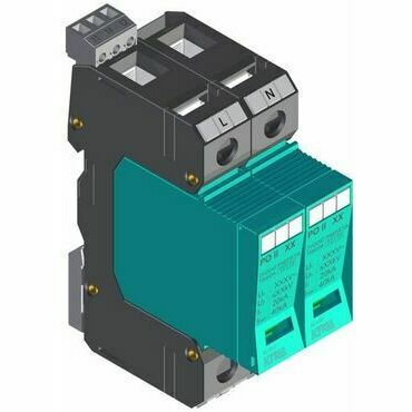 SEZ PO II 2 R 280V/40kA Přepěťová ochrana PO II 2 R 280 V/40 kA, modulární, vyměnitelná, C+D