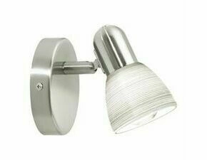 Svítidlo nástěnné EGLO WL 1 E14 NICKEL-MATT WEISS DAKAR 1