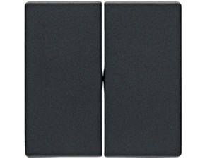 HAG 16236086 Kolébka, dělená, Berker Q.x, antracit, sametová