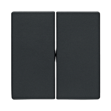 HAG 16236086 Kolébka, dělená, Berker Q.x, antracit, sametová