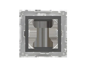 Adaptér přechodový SIMON 55 TA45.01/116, (průchodka) pro zařízení standardu 45 × 45 mm, grafitová ma