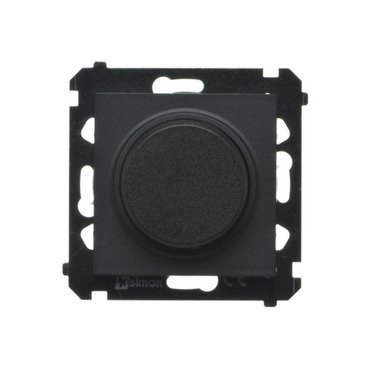 SIMON TES9L.01/149 Stmívač pro stmívatelné LED, otočné, tlačítkové spínání, jednoobvod, 2-200W,230V~